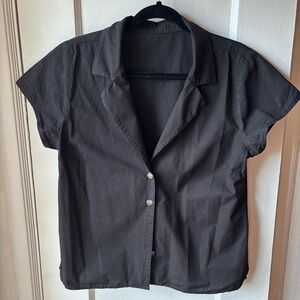 Los Angeles Apparel cotton blouse, size L